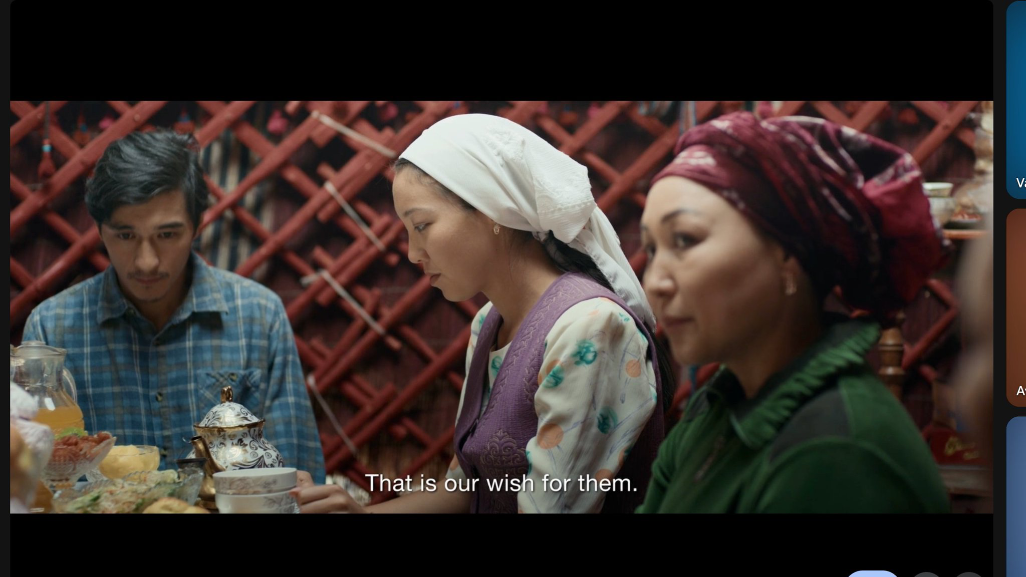 Still from Ala Kachuu — &ldquo;That is our wish for them.&rdquo;